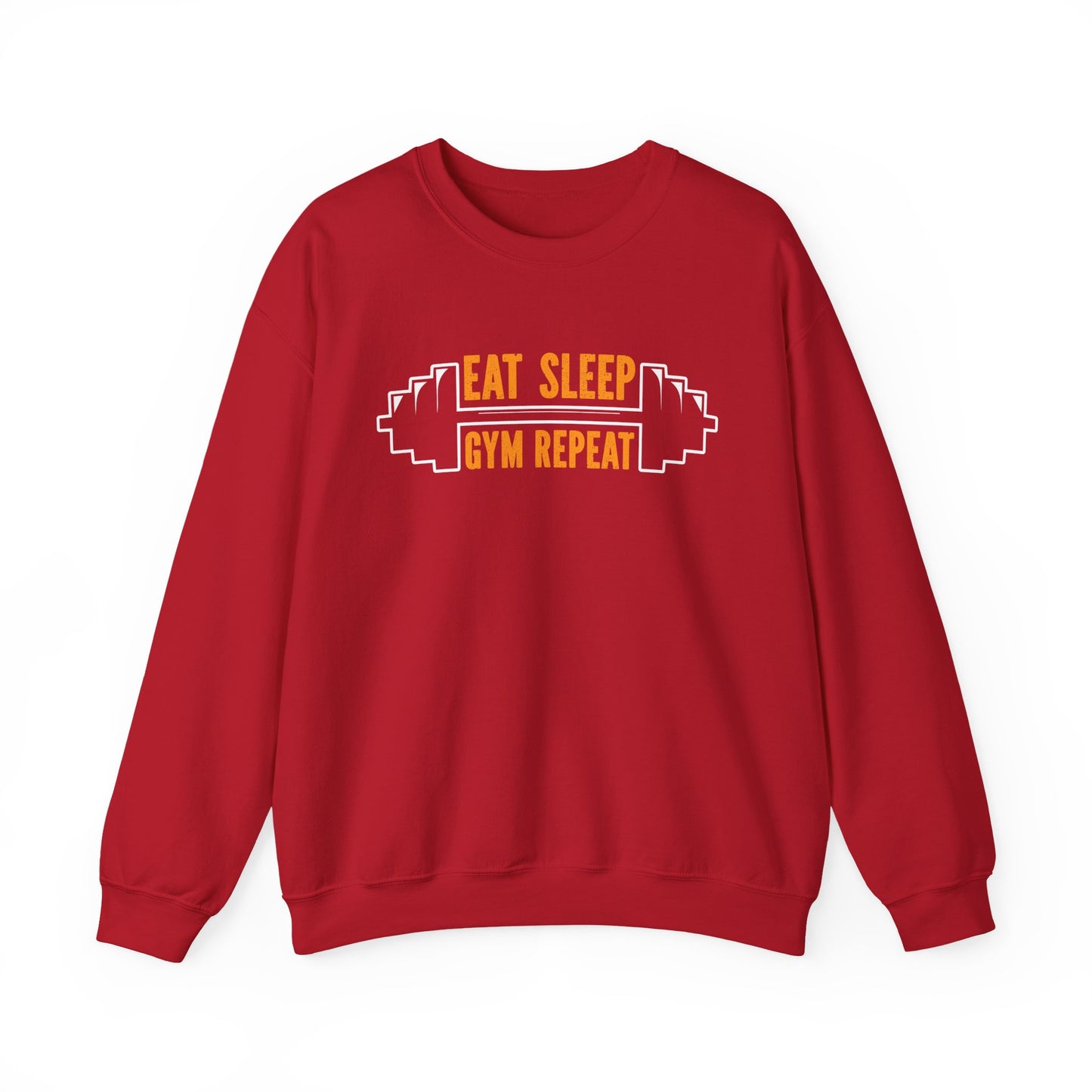 Eat Sleep Gym Repeat Gym Crewneck Sweatshirt