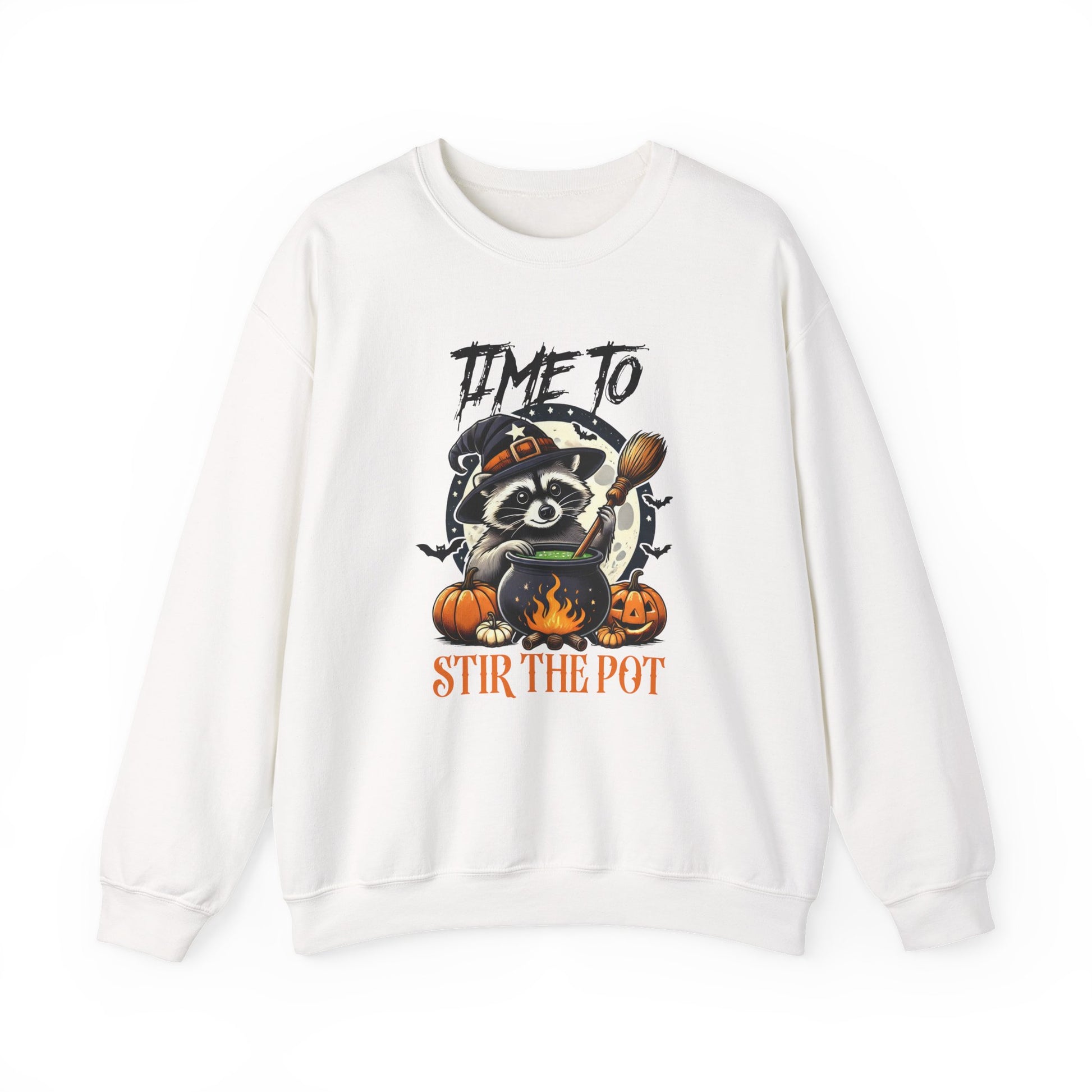 Feral Raccoon Halloween Crewneck Sweatshirt - Samberule