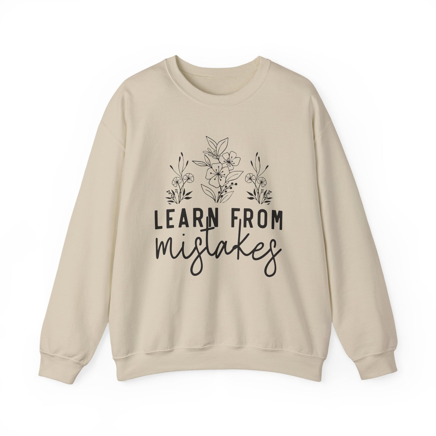 Learn from Mistakes Mental Health Crewneck Sweatshirt