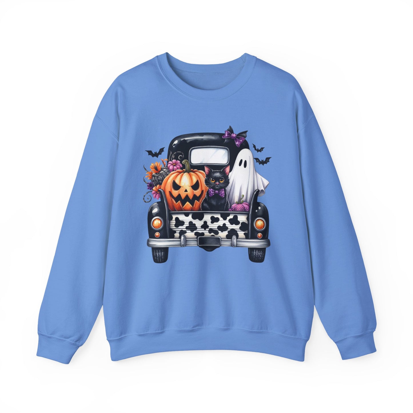 Vintage Truck Halloween Crewneck Sweatshirt - Samberule