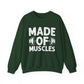 Made of Muscles Gym Crewneck Sweatshirt
