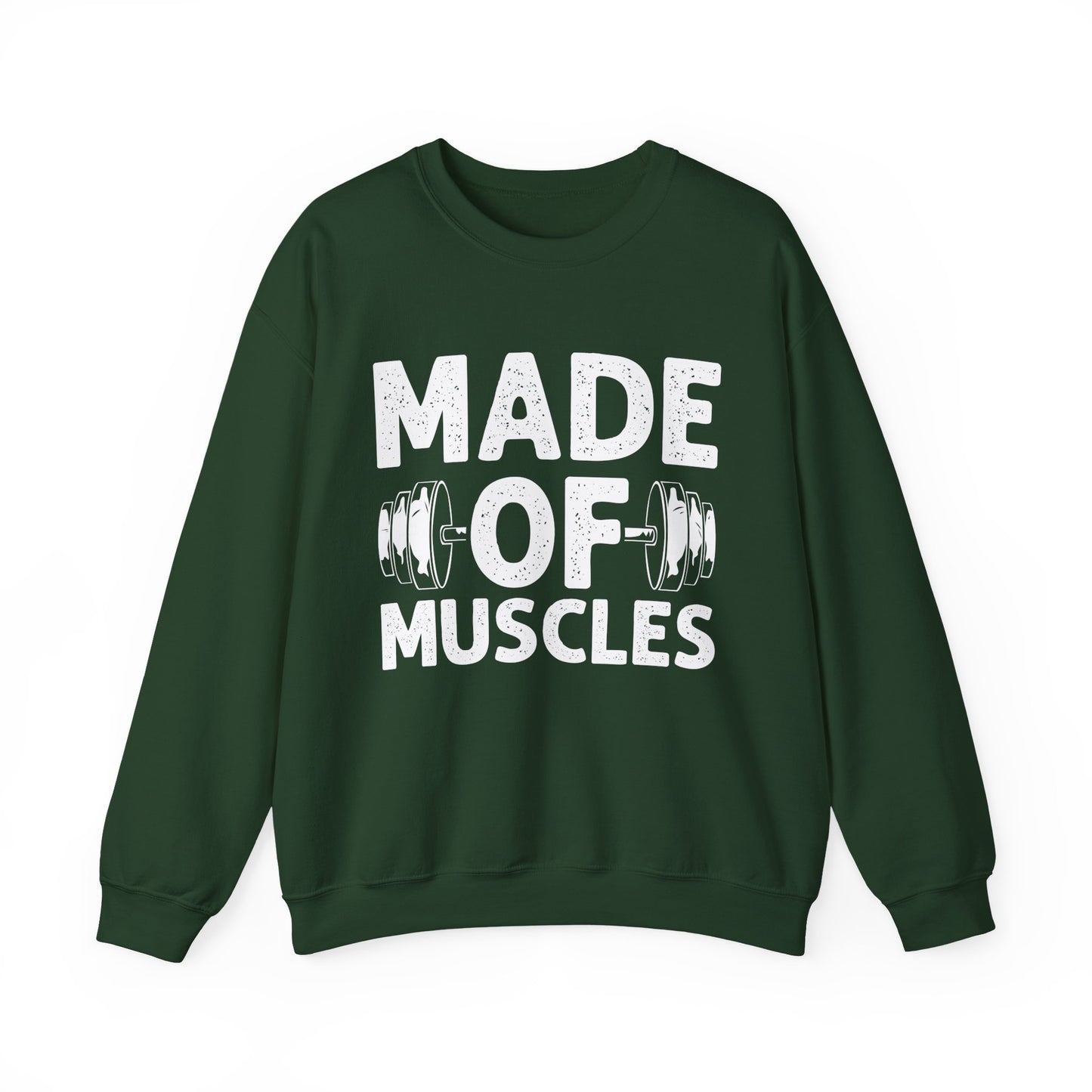 Made of Muscles Gym Crewneck Sweatshirt