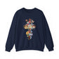 Floral Cross Faith Crewneck Sweatshirt