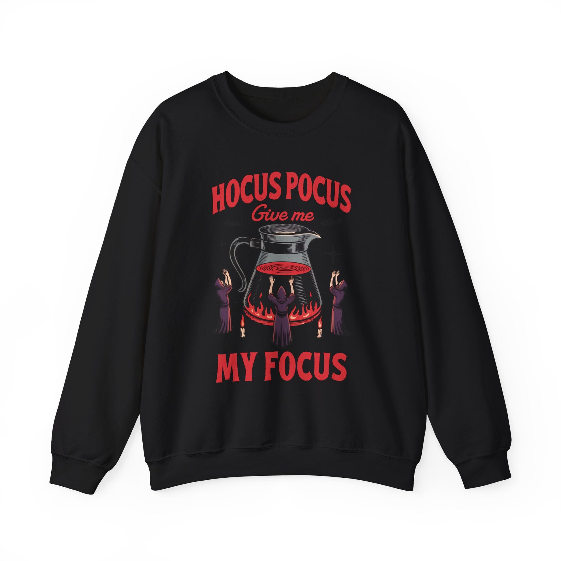 Hocus Pocus Give Me My Focus Halloween Crewneck Sweatshirt - Samberule