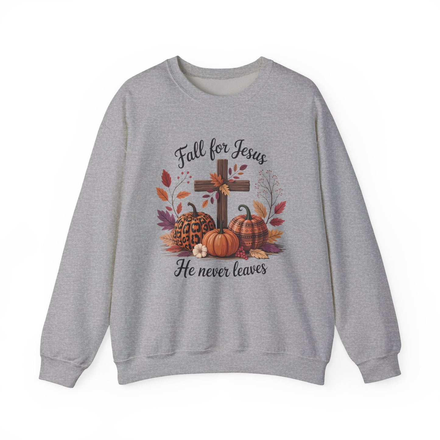 Fall for Jesus Halloween Crewneck Sweatshirt - Samberule
