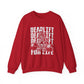 Skeleton Deadlift Gym Crewneck Sweatshirt