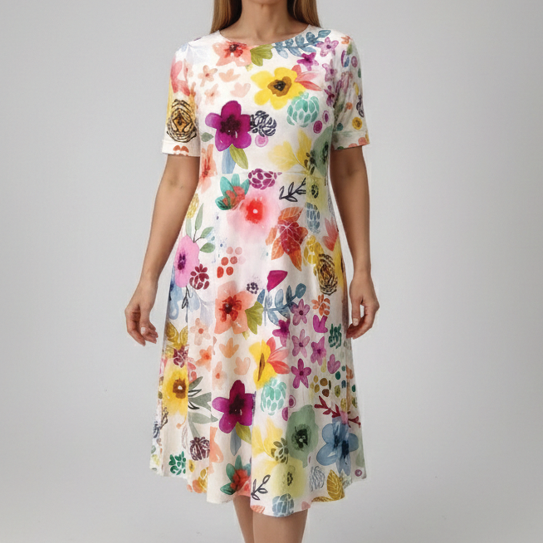 Amelie – Flowy Boho Dress - Samberule