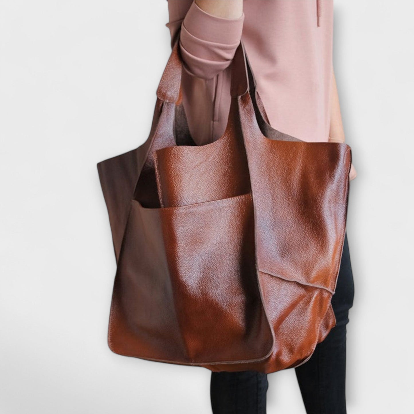Stella - Vegan Leather Tote Bag - Samberule