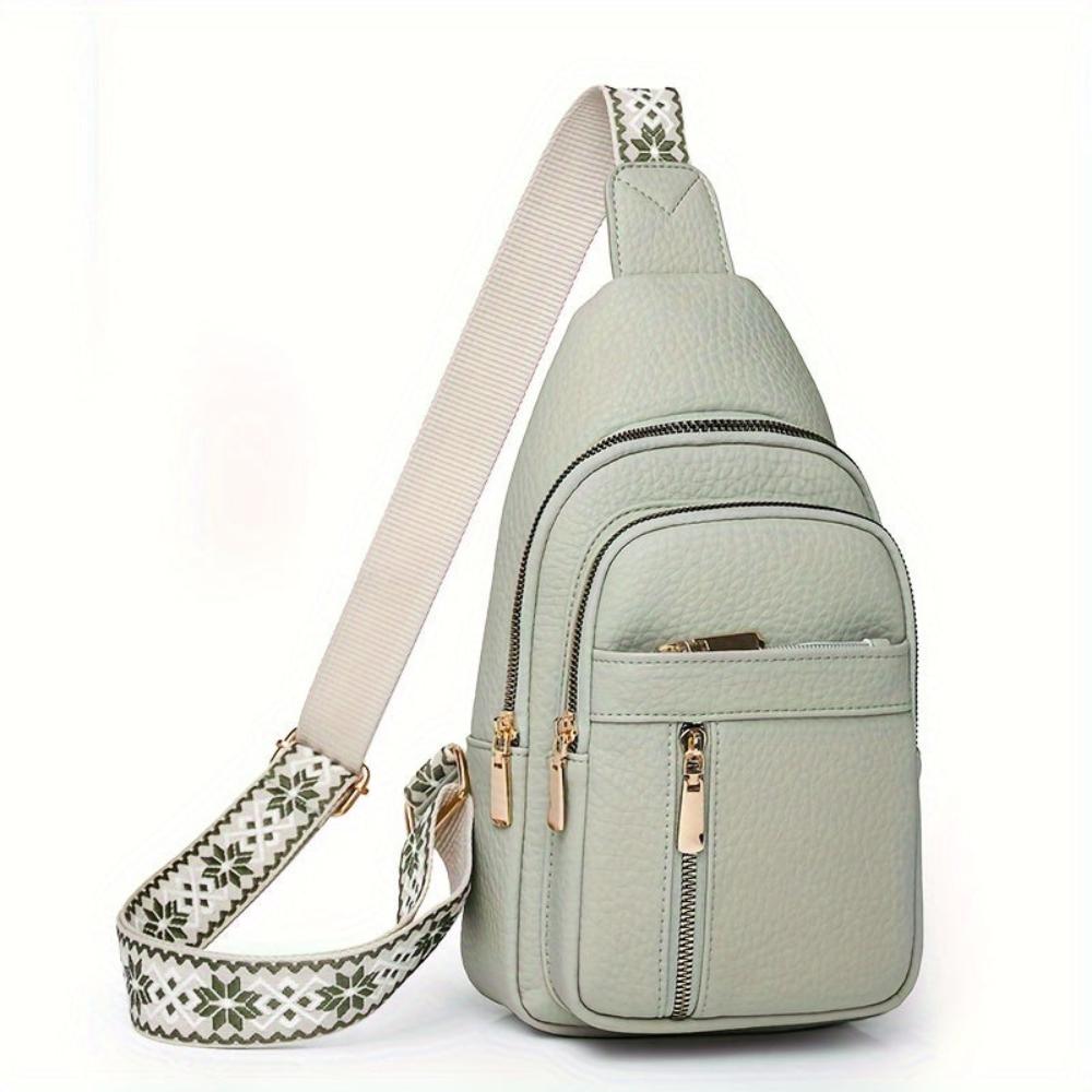 Margaret - Vegan Leather Sling Crossbody Bag - Samberule