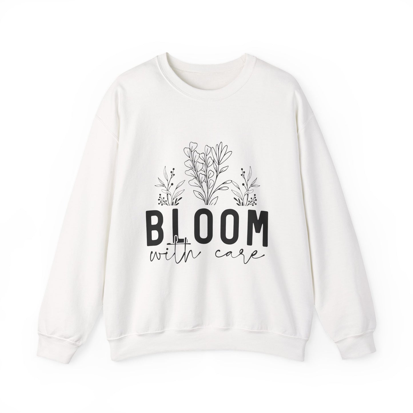 Bloom with Care Mental Health Crewneck Sweatshirt