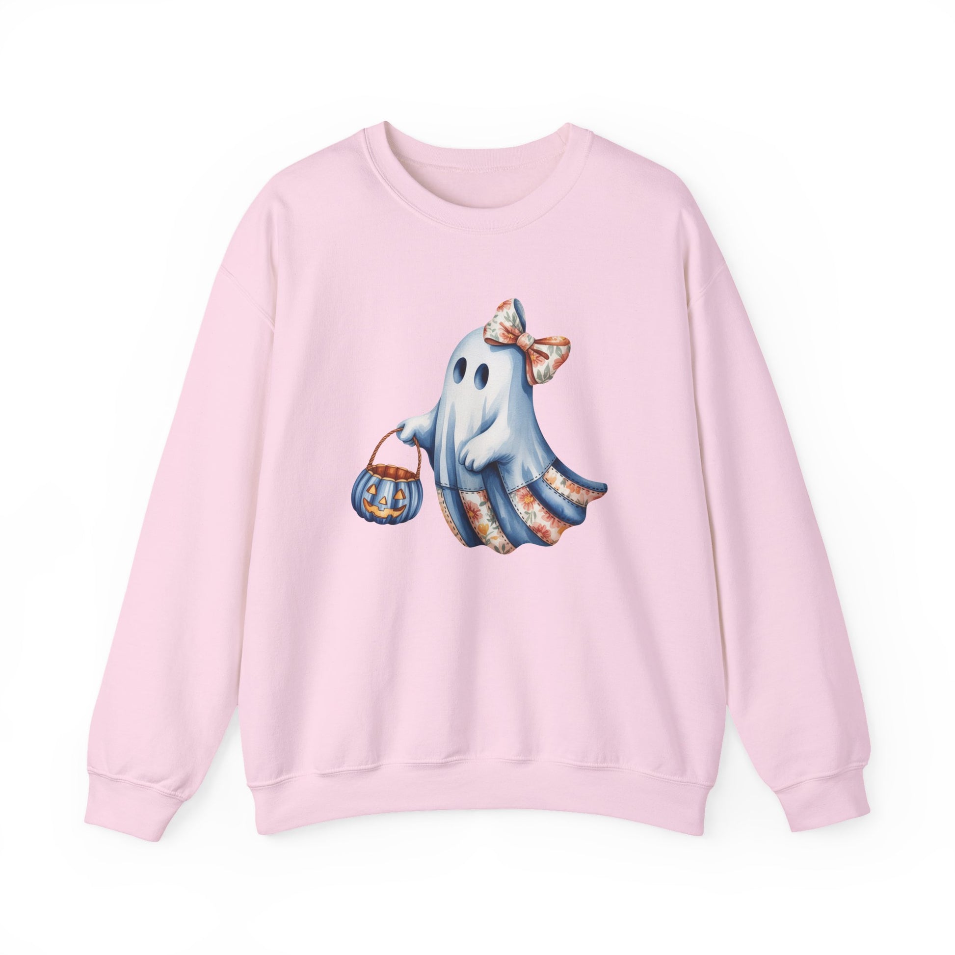 Adorable Ghost Halloween Crewneck Sweatshirt - Samberule