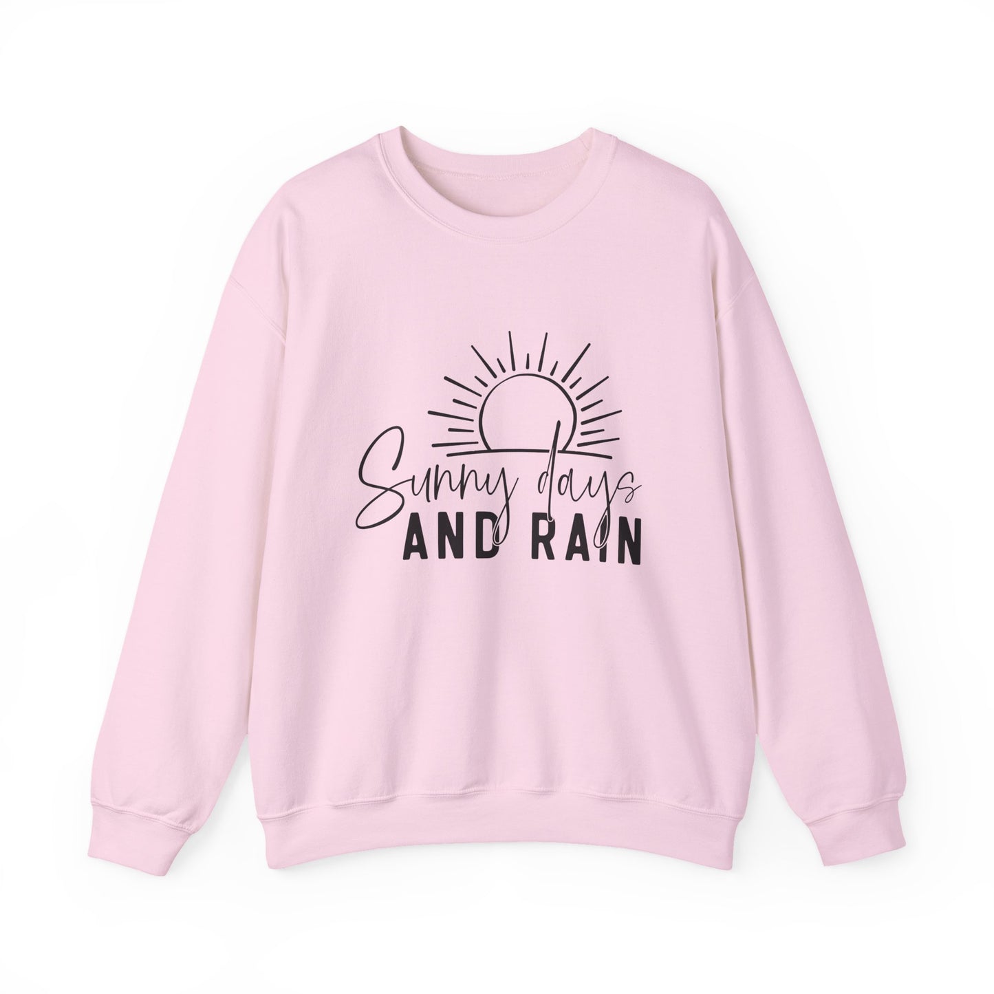 Sunny Days and Rain Mental Health Crewneck Sweatshirt