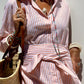 Faith - Striped Shirt Dress - Samberule