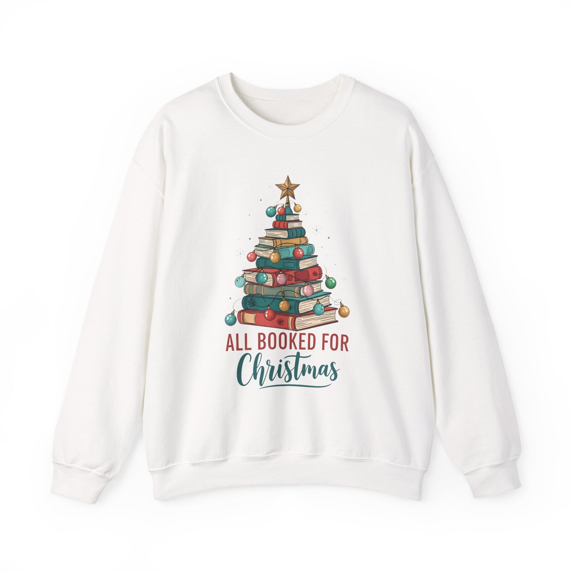 All Booked for Christmas Crewneck Sweatshirt - Samberule