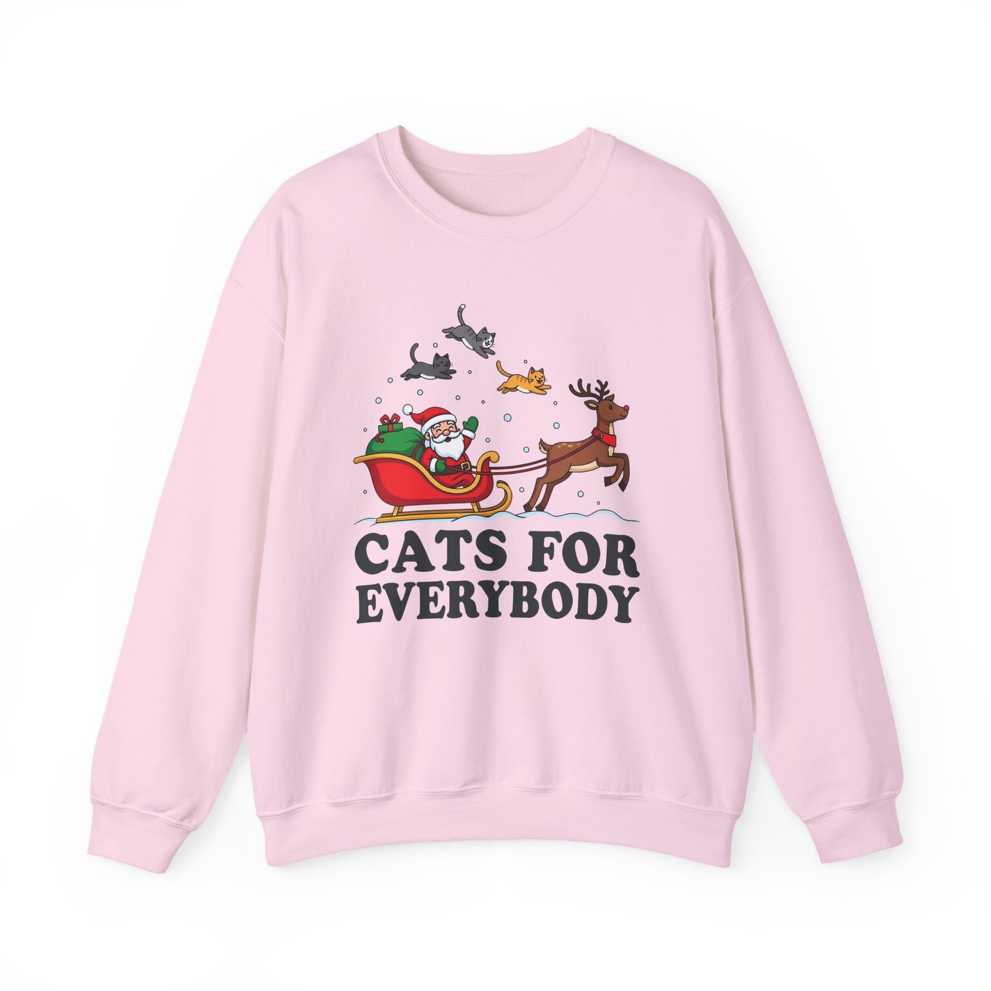 Cats For Everybody Christmas Crewneck Sweatshirt - Samberule