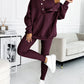 Casual and Comfortable Three-piece Sweatshirt Set