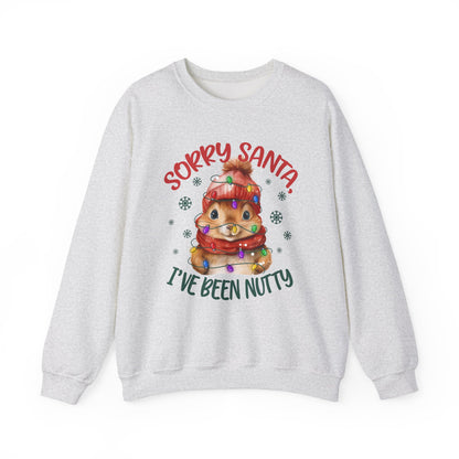 Sorry-Santa I've Been Nutty Christmas Crewneck Sweatshirt - Samberule