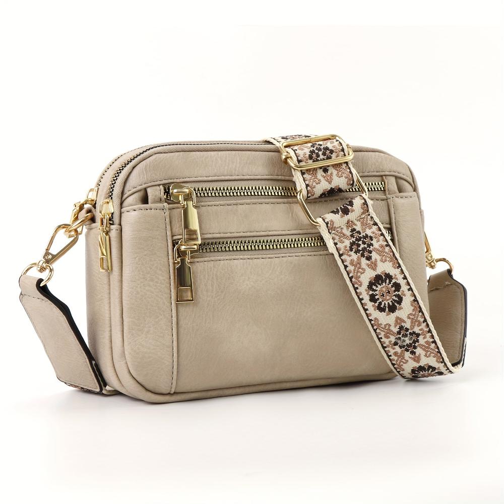 Christine - Vegan Leather Crossbody Shoulder Bag - Samberule
