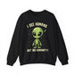 "I See Human But Not Humanity" Sarcasm Crewneck Sweatshirt