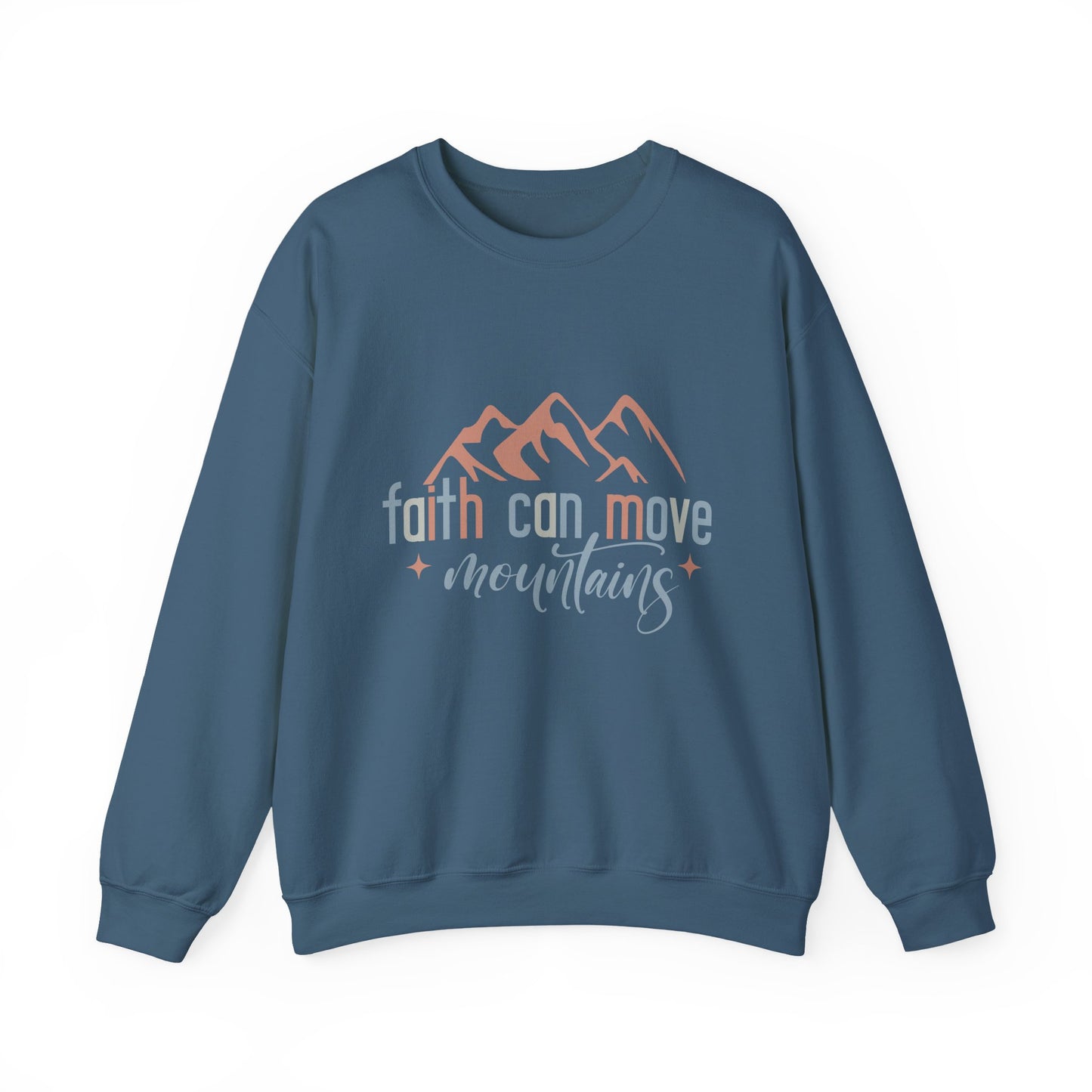 Faith Can Move Mountains Faith Crewneck Sweatshirt