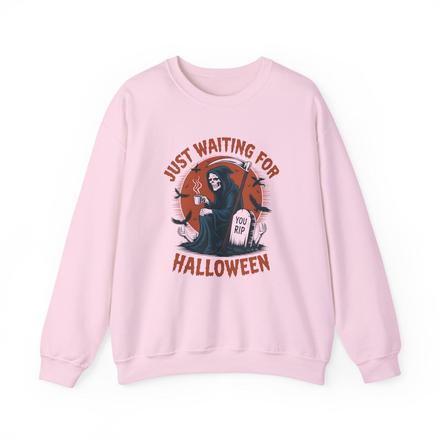 Just Waiting for Halloween Crewneck Sweatshirt - Samberule