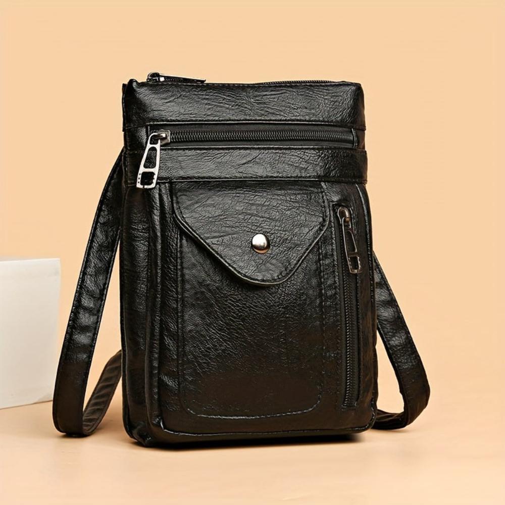 Rebecca - Vegan Leather Crossbody Shoulder Bag - Samberule