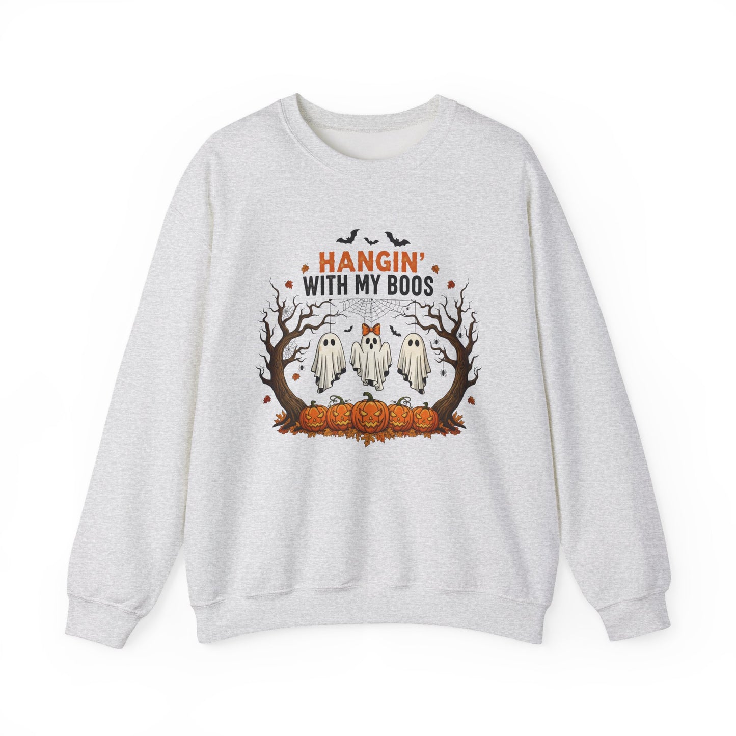 Hangin' With My Boos Halloween Crewneck Sweatshirt - Samberule
