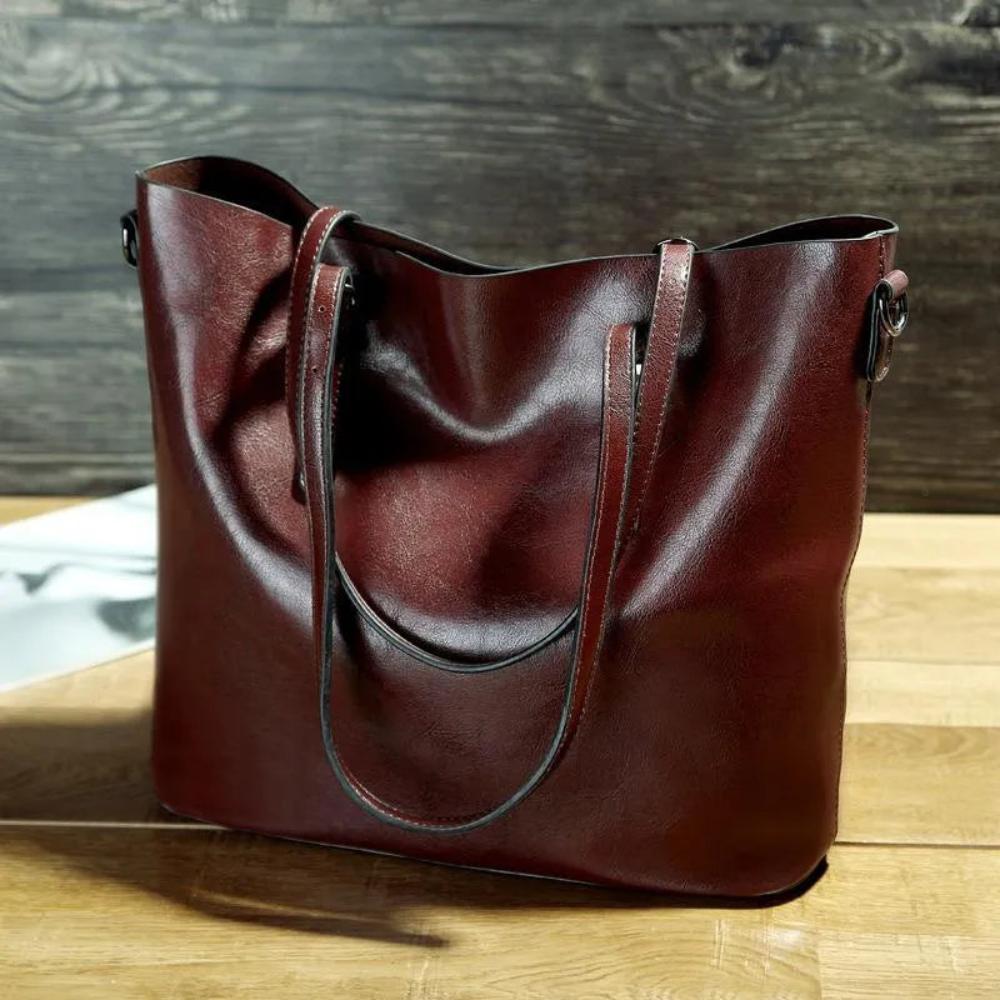 Kathy - Vegan Leather Tote Bag - Samberule