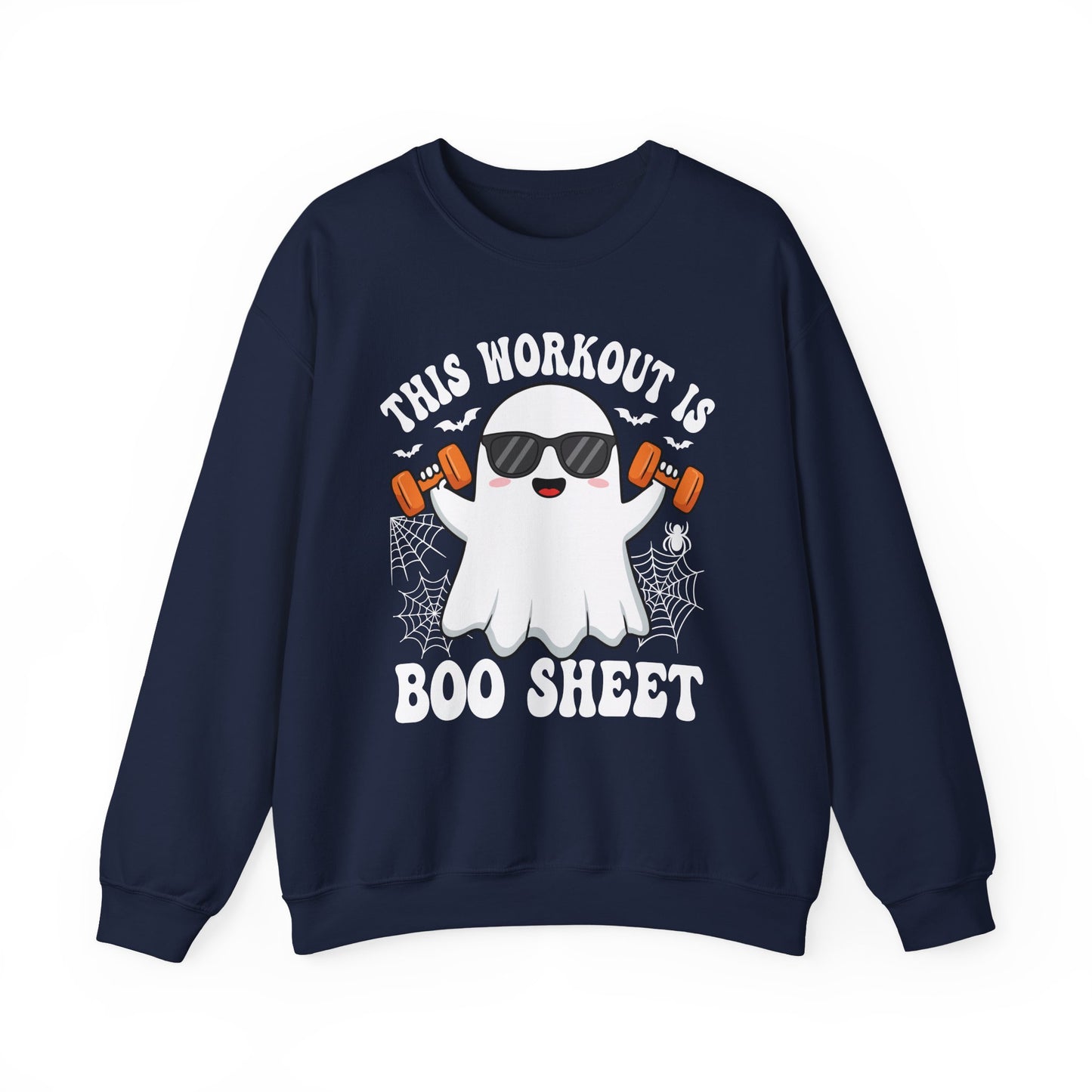 This Workout Is Boo Sheet Gym Crewneck Sweatshirt