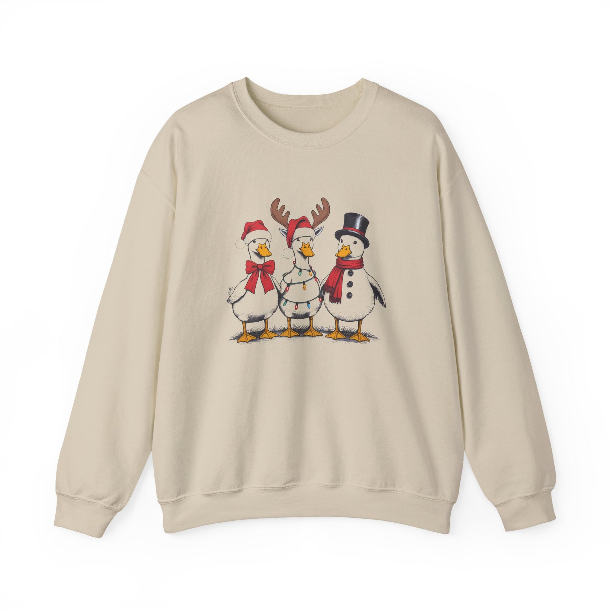Festive Winter Snowmen Merry Christmas Crewneck Sweatshirt - Samberule