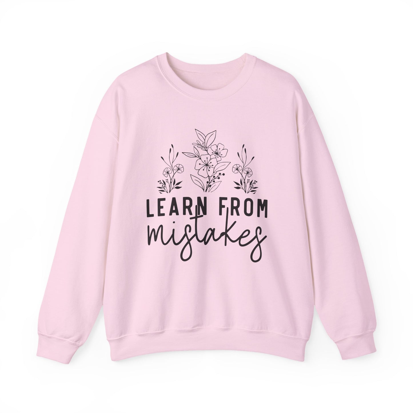 Learn from Mistakes Mental Health Crewneck Sweatshirt
