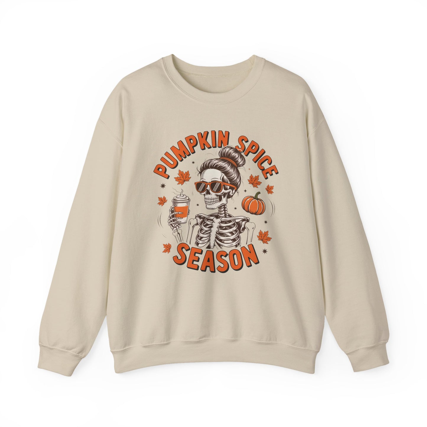 Pumpkin Spice Season Halloween Crewneck Sweatshirt - Samberule