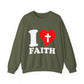 I Love Faith Crewneck Sweatshirt