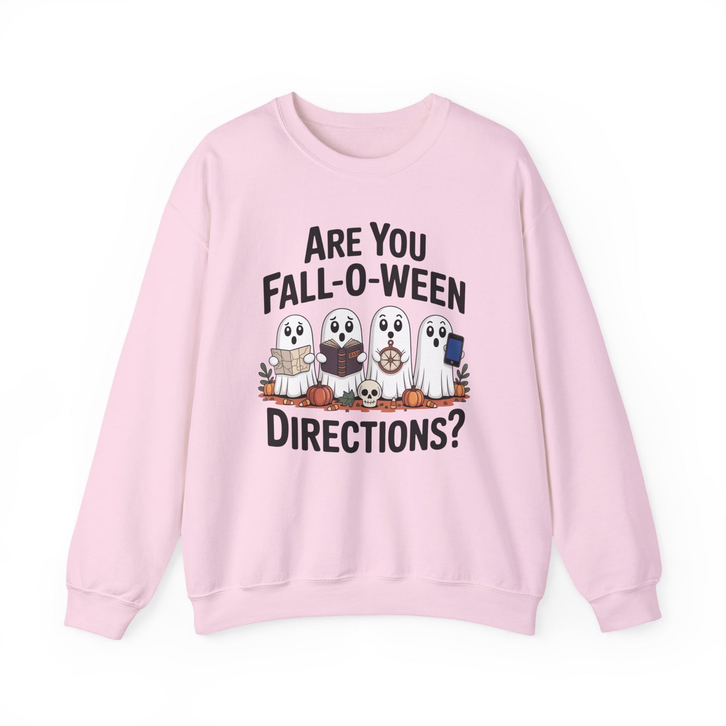 Are-You-Fall-o-ween-Directions Halloween Crewneck Sweatshirt - Samberule