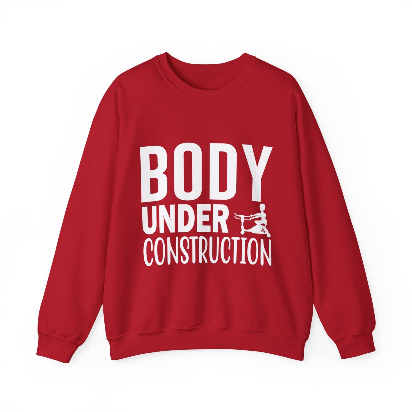Body Under Construction Gym Crewneck Sweatshirt