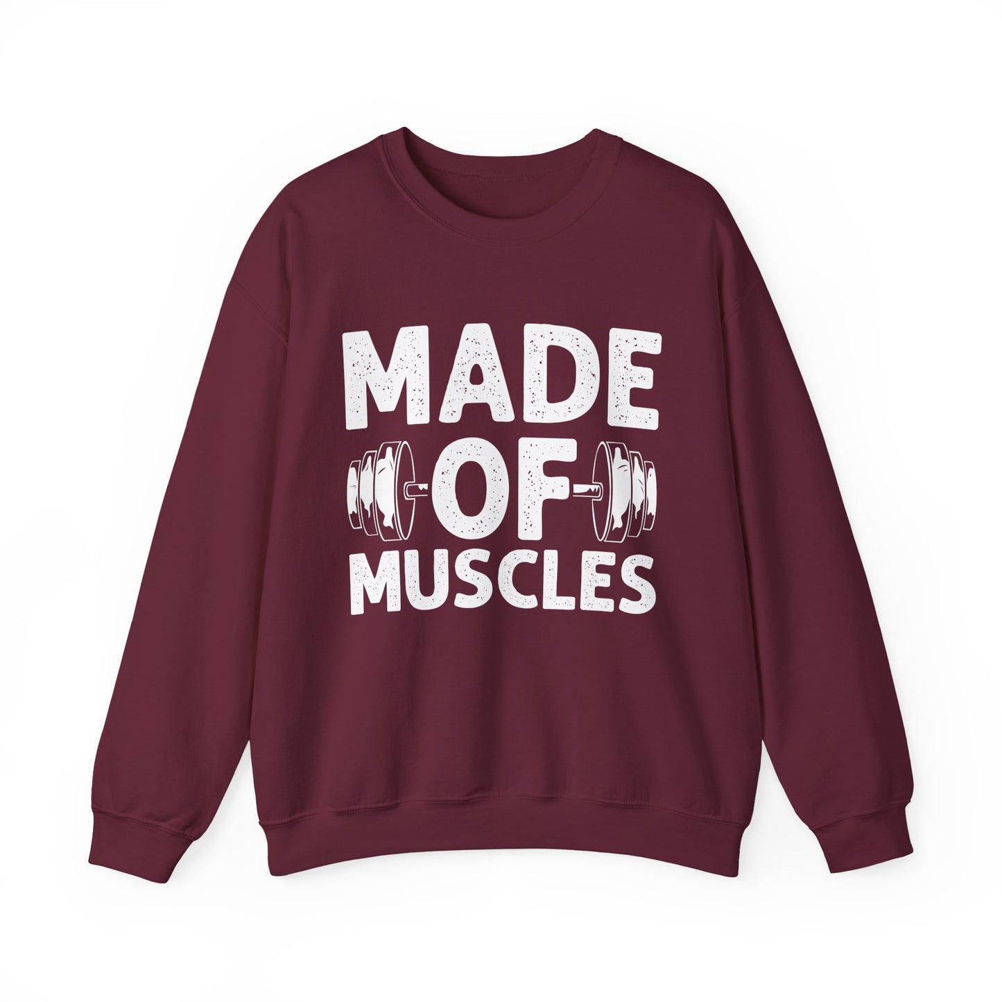 Made of Muscles Gym Crewneck Sweatshirt