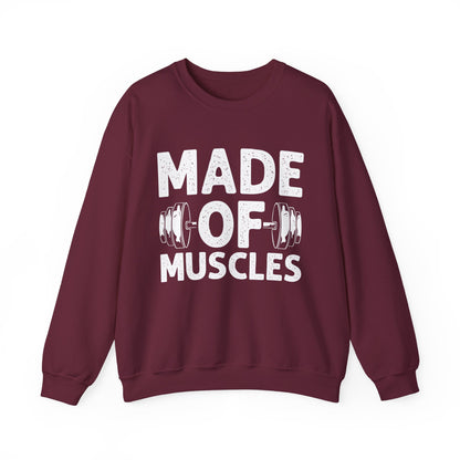 Made of Muscles Gym Crewneck Sweatshirt