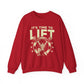 It's Time To Lift Gym Crewneck Sweatshirt