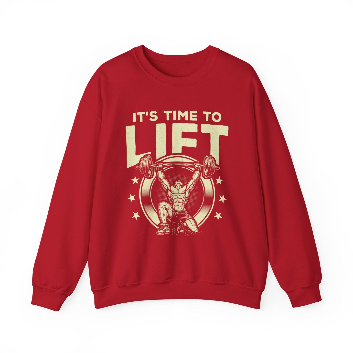It's Time To Lift Gym Crewneck Sweatshirt