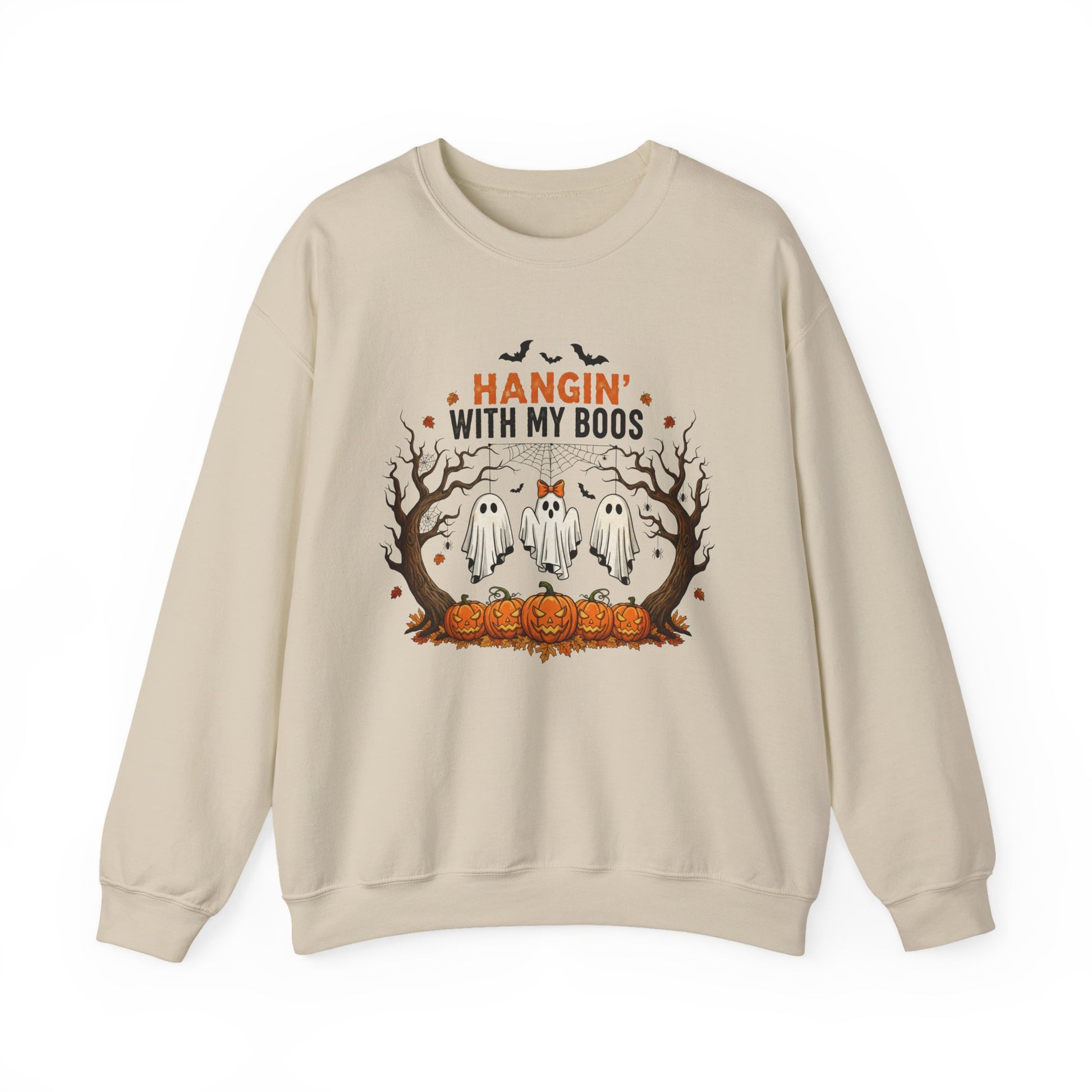 Hangin' With My Boos Halloween Crewneck Sweatshirt - Samberule