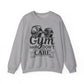 Gym Hair Don't Care Gym Crewneck Sweatshirt