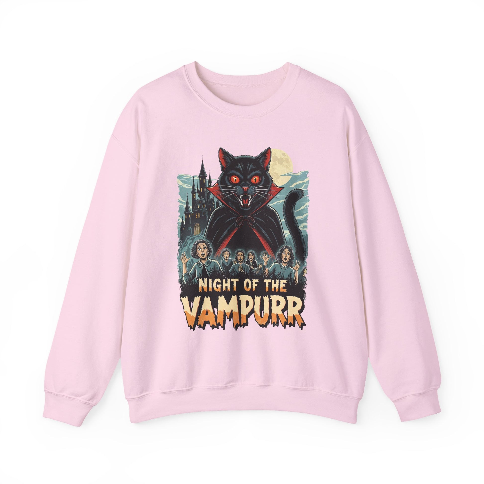 Night of the Vampurr Halloween Crewneck Sweatshirt - Samberule