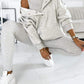 Casual and Comfortable Three-piece Sweatshirt Set