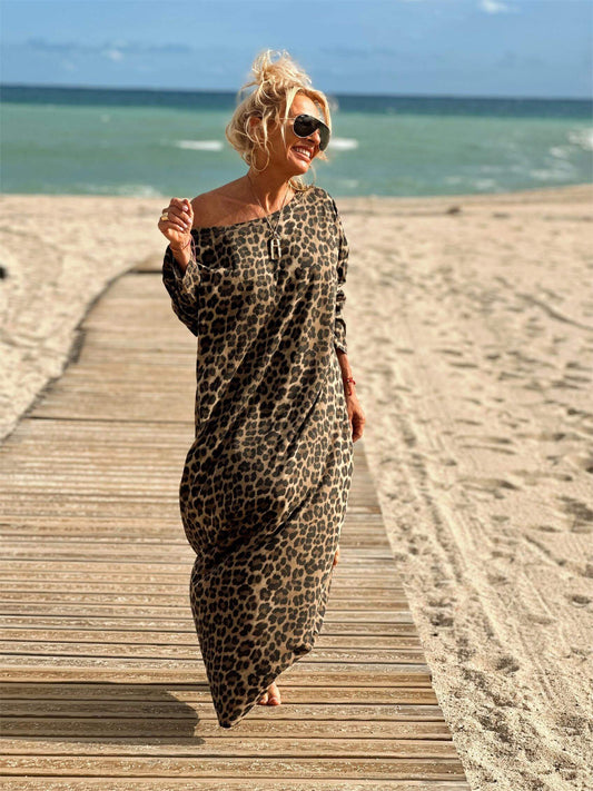 Lion | Print Oversized Dress