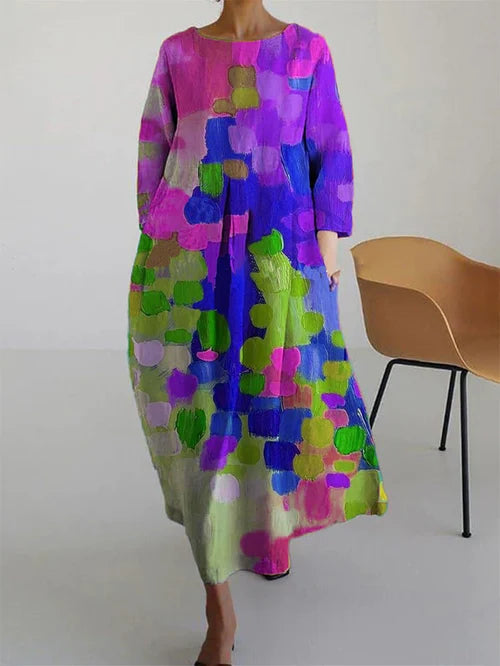 Fiona | Women’s Summer Floral Maxi Dress - Samberule
