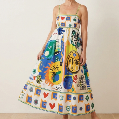 Aubrey - Linen Summer Dress - Samberule