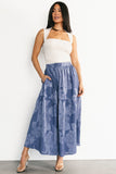Alejandra Midi Skirt | Blue Floral