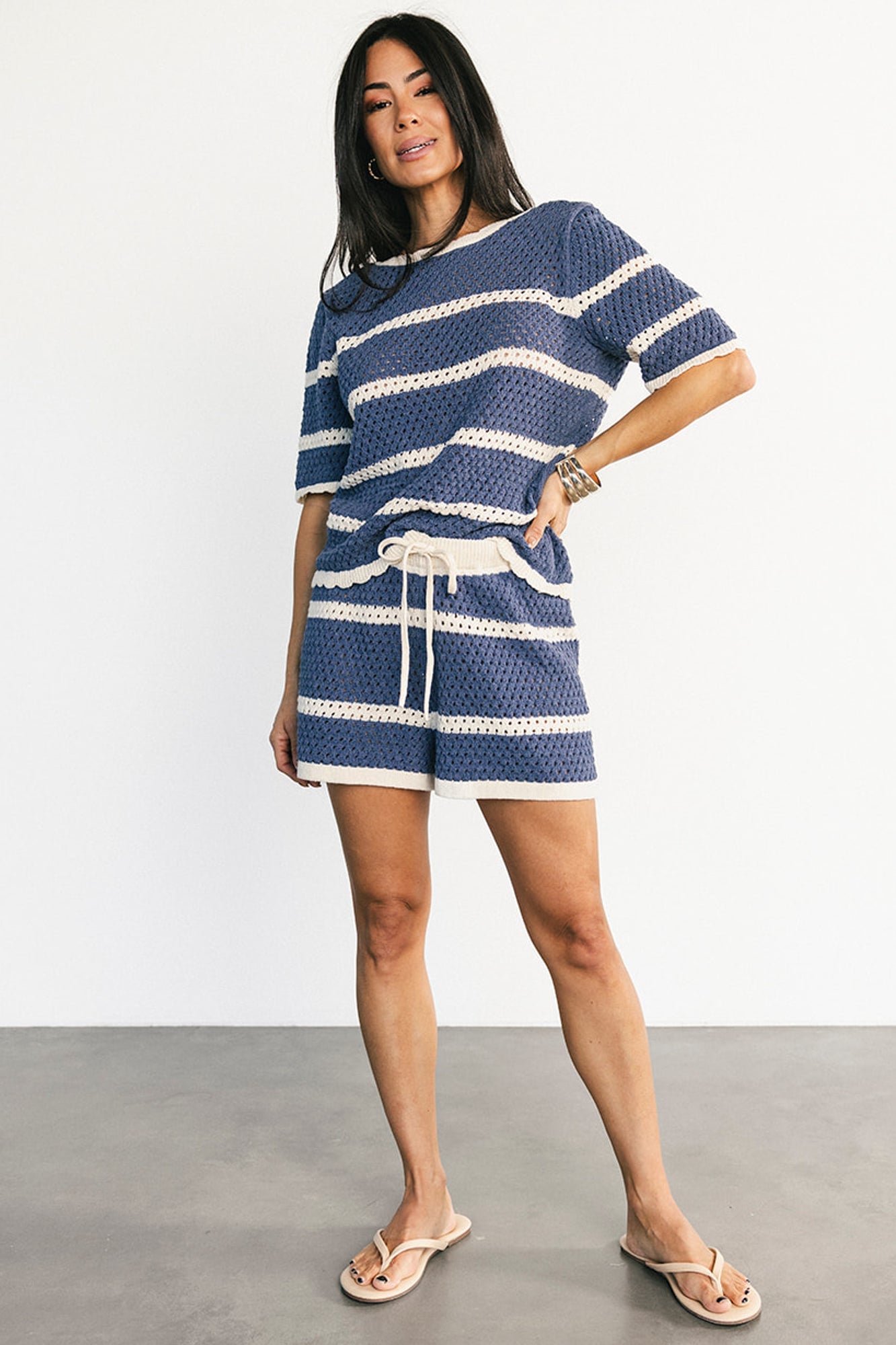 Playa Crochet Set | Blue + Natural