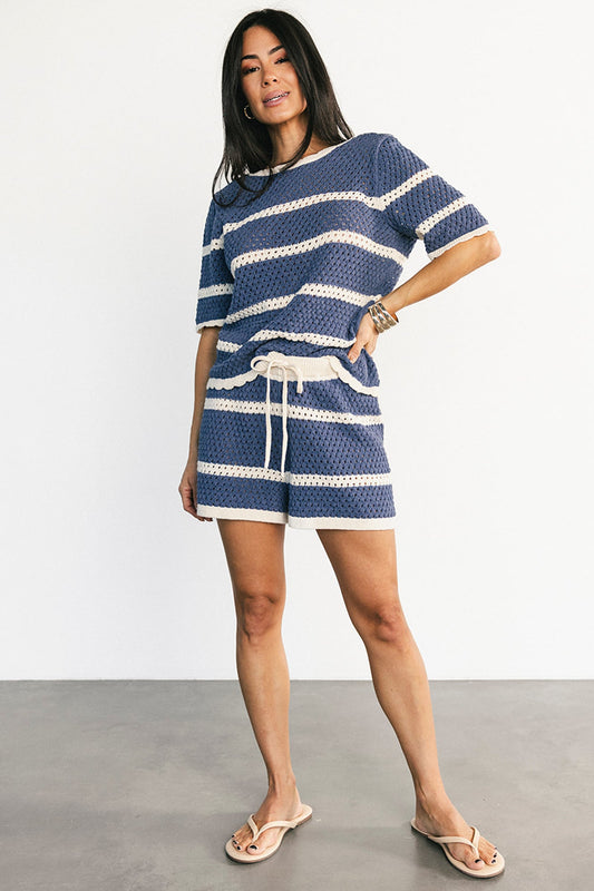 Playa Crochet Set | Blue + Natural