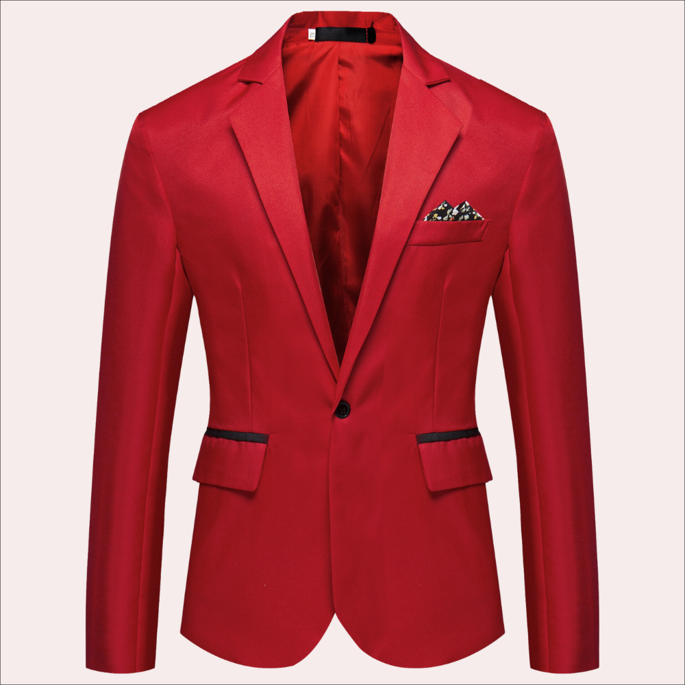 James | Men’s Modern Formal Business Blazer - Samberule